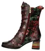 Laura Vita Damen Stiefelette bunter Blockabsatz Produktbild-Vorschau 6