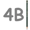 Ołówek Faber-Castell CASTELL 9000 119004 4B ciemnozielony Podgląd zdjęcia produktu 17