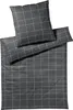 Elegante Mako Satin Bettwäsche Cross 24506-9 basalt kariert Produktbild-Vorschau 2