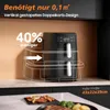 XXL Heißluftfritteuse 10 L Doppelkorb Airfryer 2700 W, Produktbild-Vorschau 6