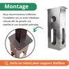 Stojan Wallbox pro Tesla Wall Connector Gen 3 - Kovový Náhled obrázku produktu 8