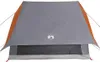 vidaXL Familienzelt mit Dach Grau und Orange 256 x 256 x Produktbild-Vorschau 5