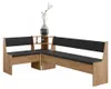 Conjunto con banco esquinero Vicco Roman Roble dorado 120.1 Vista previa de la imagen del producto 5