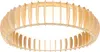 A circular wooden ceiling lamp. Náhľad obrázku produktu