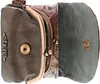 A close-up view of an open coin purse with a patterned interior and a metallic clasp. Anteprima dell’immagine prodotto