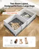 VEVOR Cassa da trasporto per cani, 235x123x46 cm, box per Anteprima dell’immagine prodotto 2