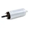 A silver cylindrical fuel pump with brown and black connectors on a white background. Produktbild-Vorschau