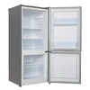 An open refrigerator with the doors ajar, showing the interior shelving and compartments. Produktbild-Vorschau