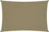 vidaXL Voile d'ombrage Oxford Rectangulaire 3x5 m Beige Voir les images du produit 9