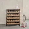 Mobile portabottiglie per vino, Marrone naturale Anteprima dell’immagine prodotto 6