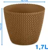 Doniczka PLOWY ECO naturalny brąz 15,7 cm Podgląd zdjęcia produktu 3
