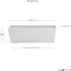 Ecopots Bruges 45 Blumentopf - L 45 cm x H 17 cm - Innen- Produktbild-Vorschau 3