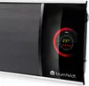 A close-up of a modern electric heater with a digital display. Náhled obrázku produktu