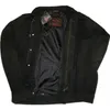 Herren Jeans Jacke Lederjacke Rero Stil Western Nubuk Produktbild-Vorschau 4