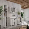 Szafka pod umywalkę Vicco Liora Biały 48 x 60 cm z 2 Podgląd zdjęcia produktu 5