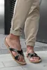 Damen Badeschuhe Strand Badelatschen Leinen Schaum Sohlen Produktbild-Vorschau 4