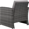 Salon bas de jardin LUCQUES 4 places - gris/gris clair Voir les images du produit 8