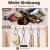 4er-Set Gürtelhalter S-Haken, Edelstahl beschichtet Produktbild-Vorschau 3
