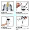 Sahnespender 500ml | Profi Sahnekapselgerät aus Aluminium Produktbild-Vorschau 5