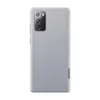 A grey Samsung Galaxy Note 20 phone case with a textured fabric finish is shown from the back. Produktbild-Vorschau