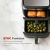 Friggitrice ad aria Alpina a 2 vani  - Airfryer 11 L - 2 Anteprima dell’immagine prodotto 6