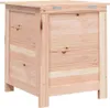 vidaXL Outdoor-Kissenbox 50x50x56 cm Massivholz Tanne Produktbild-Vorschau 6