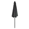A closed dark gray umbrella on a white background. Voir les images du produit