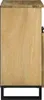 vidaXL Sideboard Braun 60 x 33 x 75 cm massives Mangoholz Produktbild-Vorschau 3