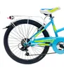 Kinderfahrrad MTB Canellini LINCY 24" - Hellblau/Grün Produktbild-Vorschau 3