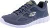 A single gray Skechers athletic shoe is shown against a white background. Anteprima dell’immagine prodotto