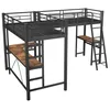 Flieks etagebed 90x200 cm met lattenbodem, hoogslaper met Productafbeelding-voorbeeld 9