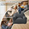 Pouf géant pour adulte, rembourrage en mousse déchiquetée, Voir les images du produit 7
