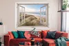 MuchoWow® Poster Durchblick - Strand - Meer - Dünen - Produktbild-Vorschau 2