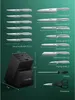 Premium Messerblock mit Messer Holzgriff Profi Messer Set Produktbild-Vorschau 2