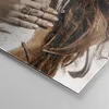 Bilder auf glas - Einteilig - Sand Frau Schmuck - 120x80cm Produktbild-Vorschau 5
