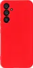 A red smartphone case is shown from the back, with the camera module visible. Voir les images du produit