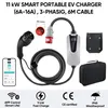 Nabíjačka pre elektromobily Junsun WIFI/APP, typ 2, 16A, Náhľad obrázku produktu 1