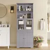 Flieks Armoire de salle de bain avec portes vitrées, Voir les images du produit 2