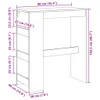 Tavolo Bar con Rastrelliera Sonoma 90x40x103,5 cm Anteprima dell’immagine prodotto 9