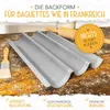 KRUSTENZAUBER Moule à baguette anti-adhésif avec toile de Voir les images du produit 6