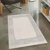 Moderner Designer Teppich | glänzend | in blau-weiß Größe - Produktbild-Vorschau 1