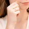 JEWLIX Ring 925er Silber gold Zirkonia SR0421 Produktbild-Vorschau 2