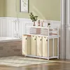 ADEL DREAM Wäschekorb 4 Fächer 200L Wäschesammler mit 2 Produktbild-Vorschau 10