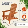 CASARIA® 2x Sonnenliege Holz Wetterfest Klappbar 160kg Produktbild-Vorschau 5