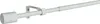 Gardinenstangen Set ausziehbar Zylinder weiß 200-300 cm Ø Produktbild-Vorschau 3