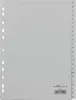 DURABLE Register A4 24-tlg. A-Z geprägt PP, 650810 grau Produktbild-Vorschau 1