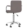 vidaXL Kancelárska stolička Swivel Taupe Fabric Náhľad obrázku produktu 5