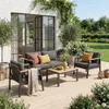 sweeek - Gartenlounge-Set aus Aluminium und Polywood, Produktbild-Vorschau 9