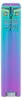 A close-up studio shot of a Clipper Jet Flame lighter with a rainbow metallic finish. Produktbild-Vorschau