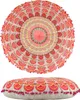 Marrakesch Boho Deko Bodenkissen Sitzkissen rund 60 x 15 cm Produktbild-Vorschau 1